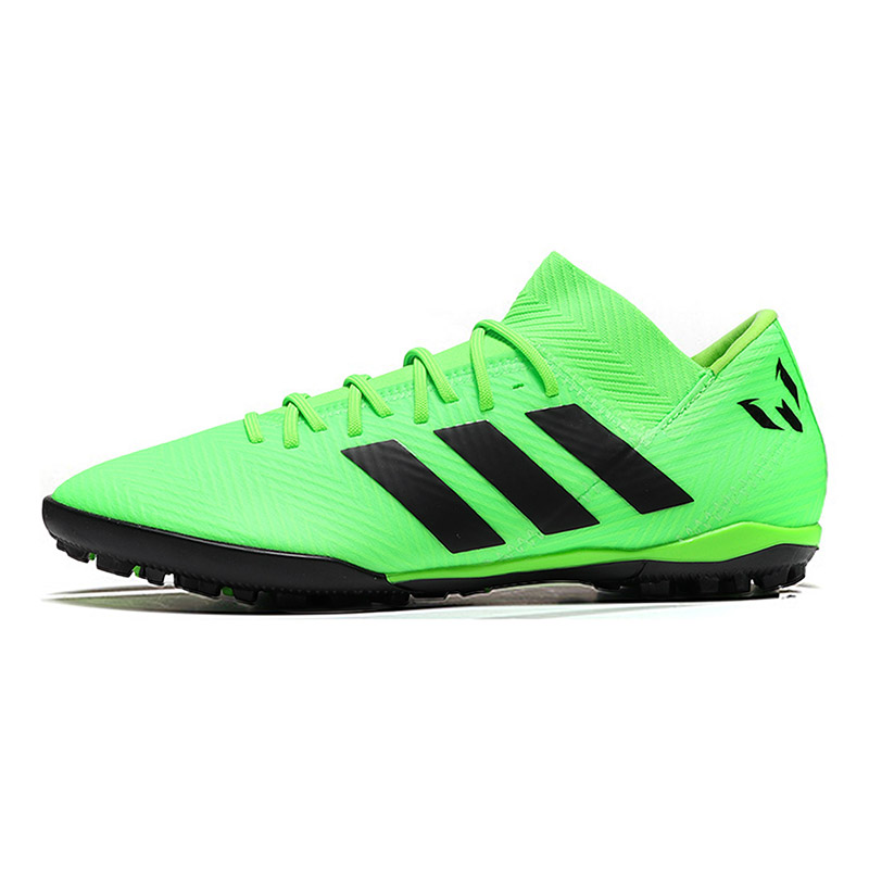 adidas阿迪达斯男子足球鞋NEMEZIZ梅西TF运动鞋AQ0612 AQ0612太阳能绿+1号黑色