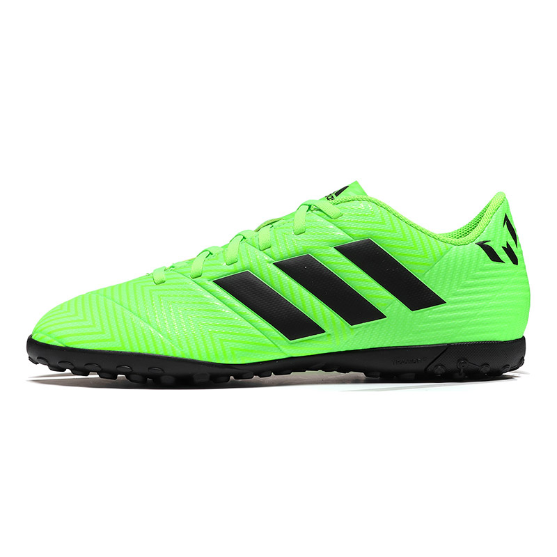 adidas阿迪达斯男子足球鞋NEMEZIZ梅西TF运动鞋AQ0623 AQ0623太阳能绿+1号黑色