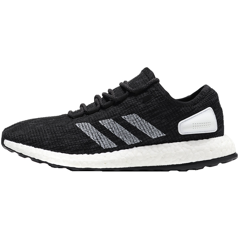 【自营】adidas阿迪达斯男子跑步鞋爆米花PureBOOST运动鞋CM8299 CM8299黑色+纯质灰+亮白