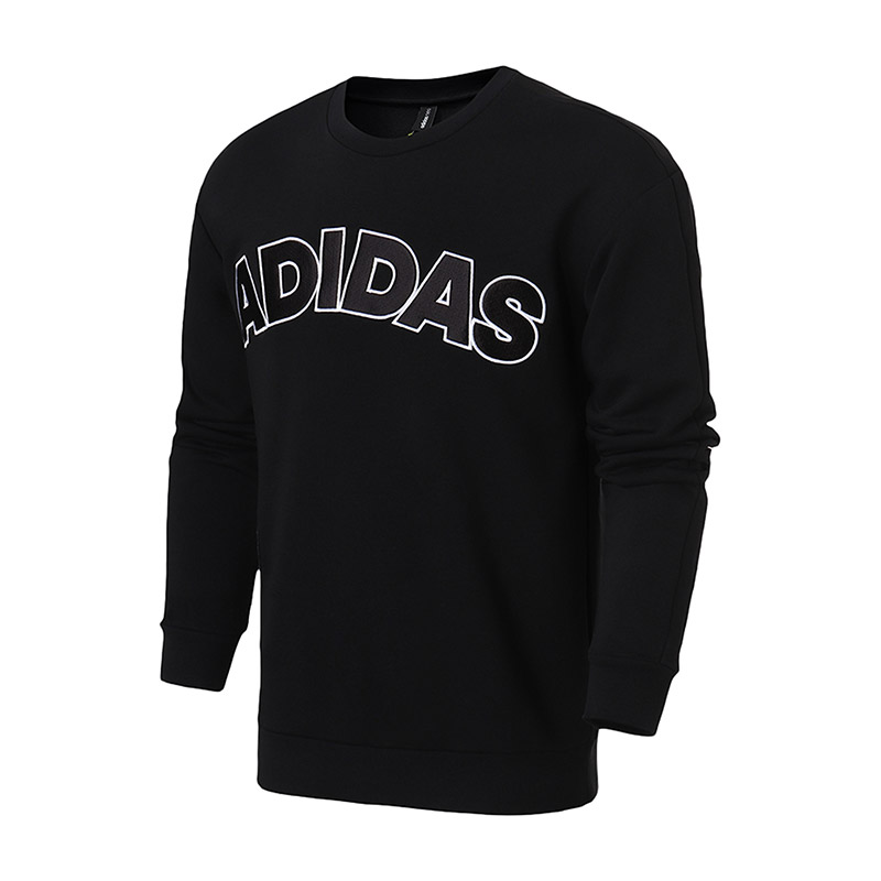 【自营】adidas阿迪达斯NEO男装运动休闲卫衣DM4091 L DM4091黑色