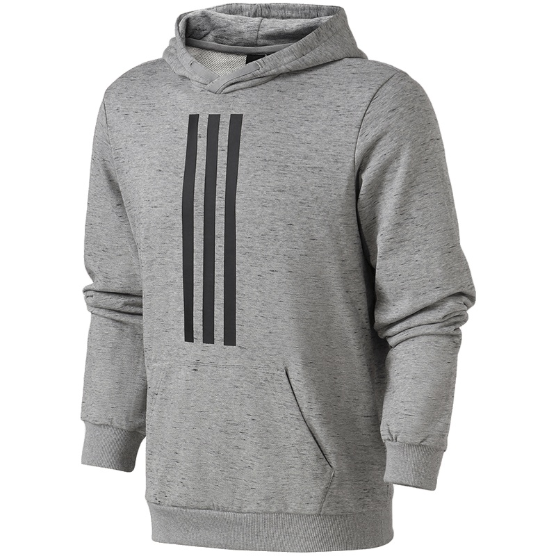 adidas男服卫衣连帽套头休闲运动服DP3112 L DP3112灰色