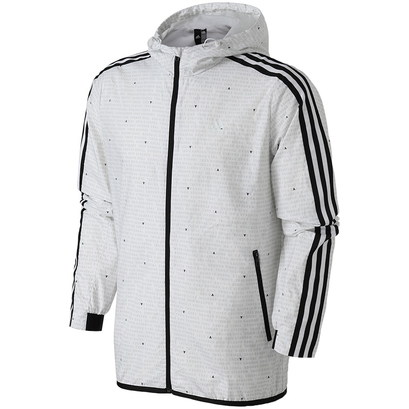 【自营】adidas男服外套夹克连帽休闲运动服DW4622