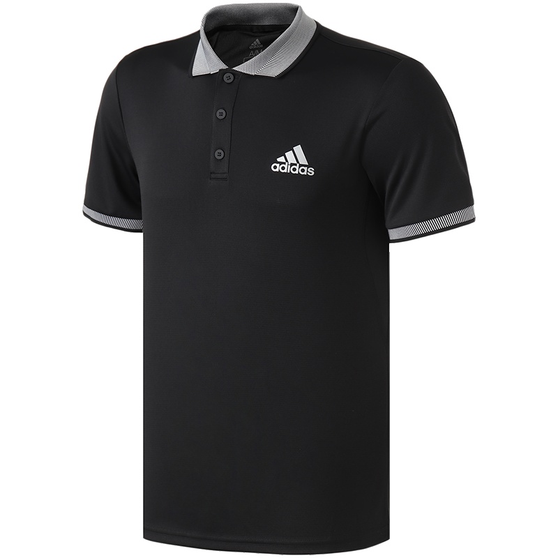 【自营】adidas男服短袖POLO衫网球文化衫休闲运动服DX1806