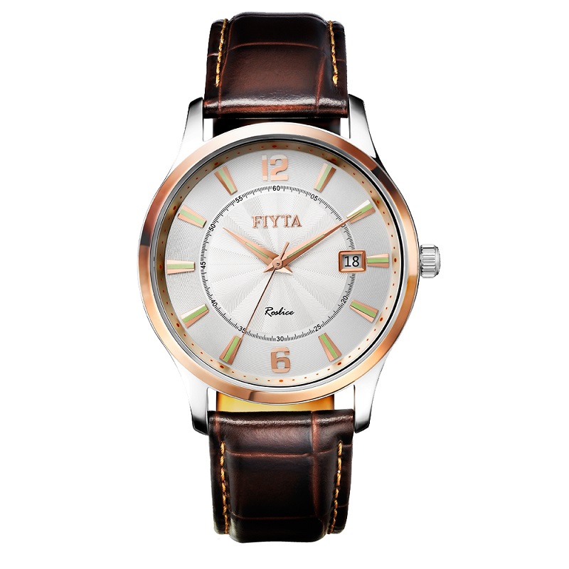 飞亚达(FIYTA)手表 卓雅系列石英情侣表男表白盘皮带G242.TWR