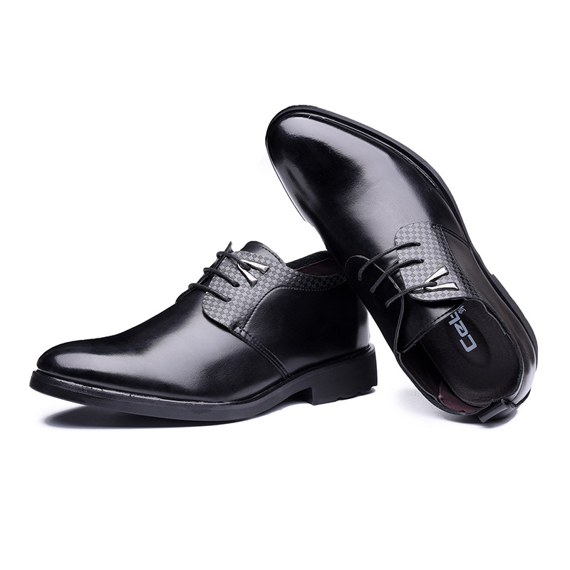 CEBA2019款内增高男鞋7cm商务正装隐形男士增高鞋5cm男式正装婚鞋