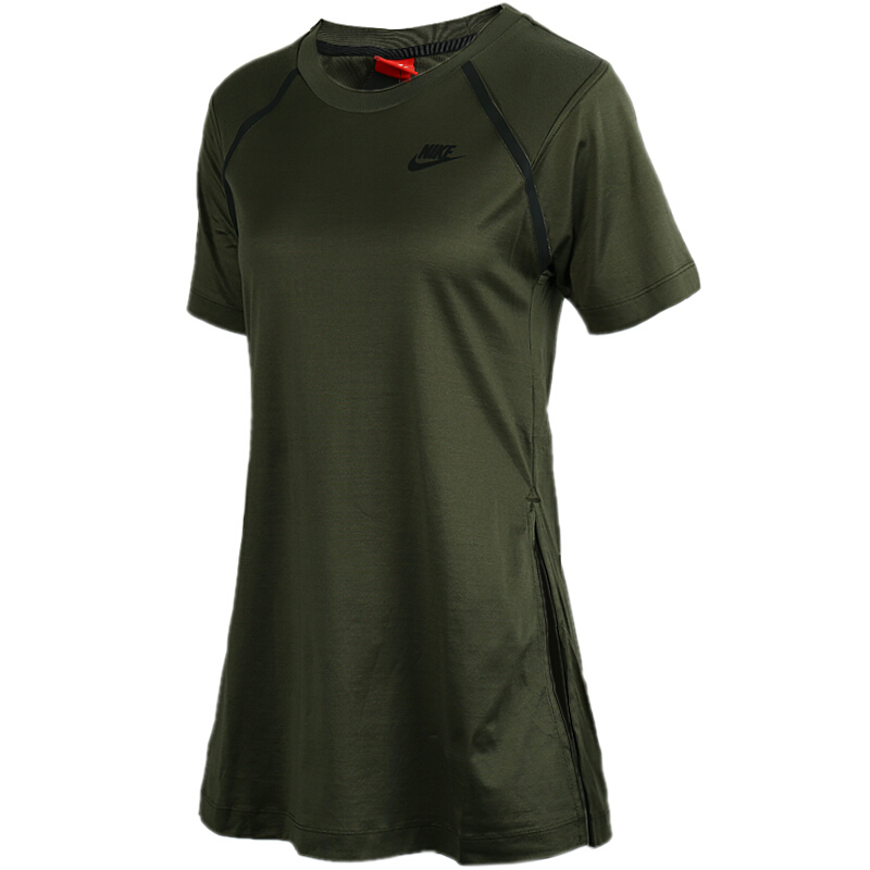 耐克女装秋季跑步运动休闲透气纯棉短袖T恤867690-325