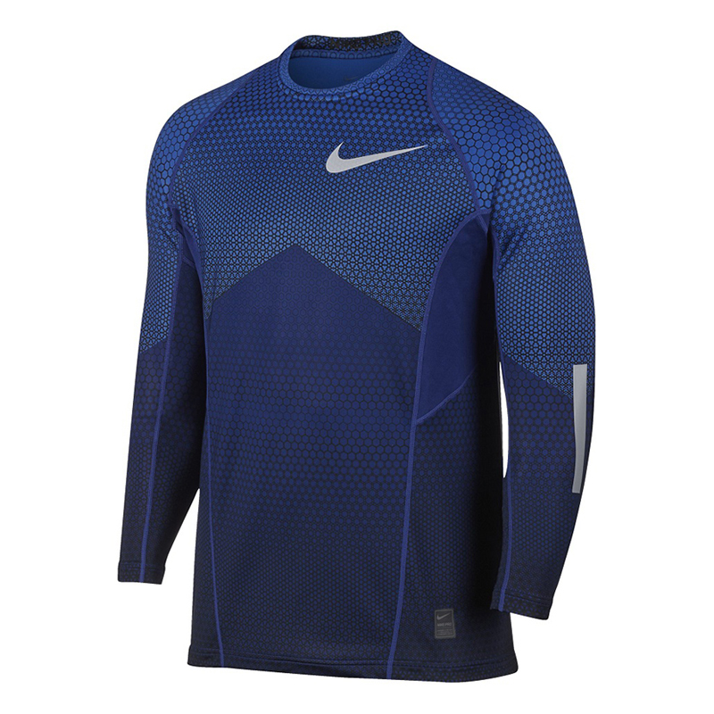 Nike耐克男装紧身运动休闲长袖套头长袖T恤80-480