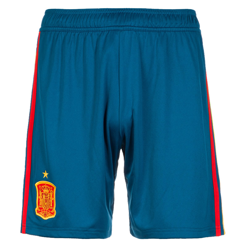 阿迪达斯世界杯西班牙主场足球运动短裤-BR2711