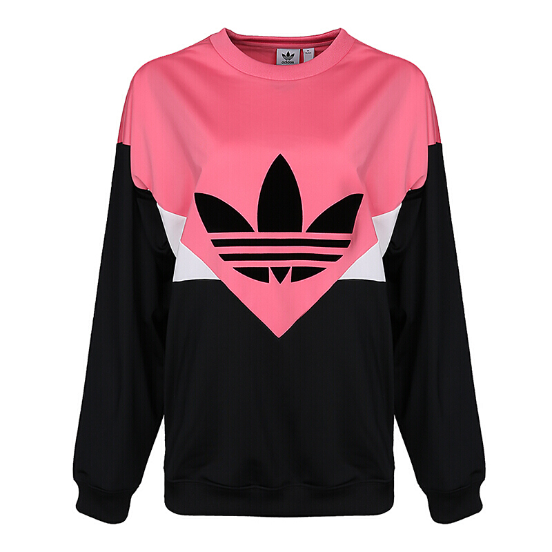 adidas阿迪达斯卫衣女装三叶运动头套衫-CY3479