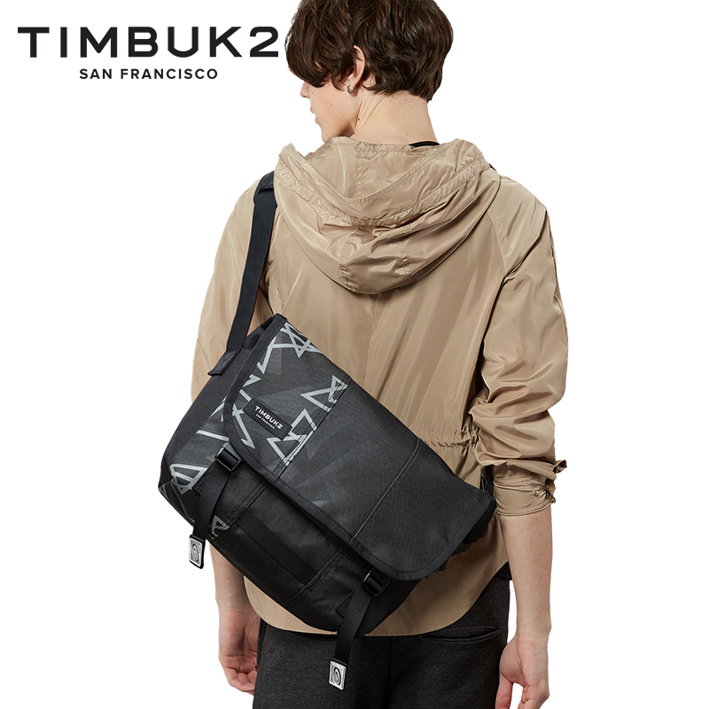 TIMBUK2 美国新款经典印花邮差包个性反光单肩包男斜挎包