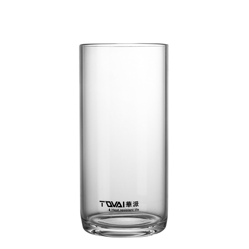 华派水杯玻璃杯子家用套装喝茶杯花泡茶杯果汁杯牛奶杯透明