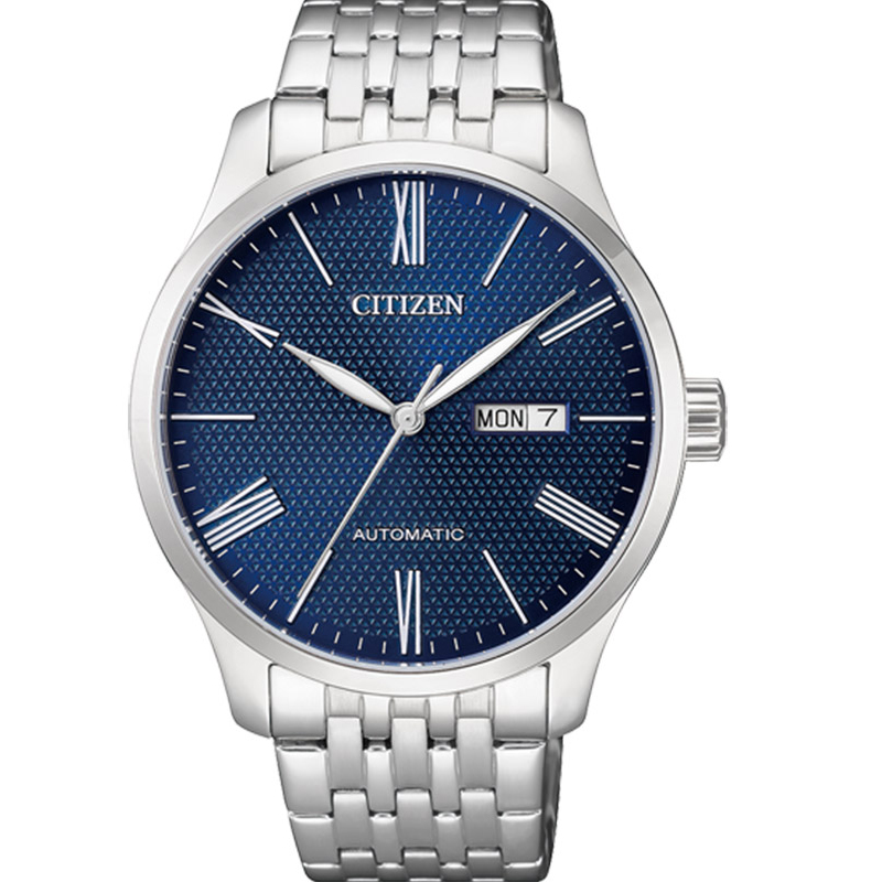 西铁城(CITIZEN)手表 自动机械简约不锈钢表带商务时尚男表 NH8350-59LB