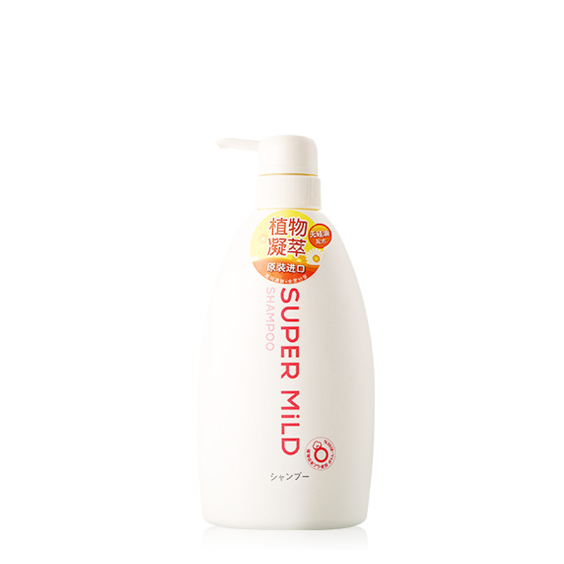 日本shiseido资生堂 super mild 惠润柔净洗发露(鲜花芳香)<大瓶装>600ml（9支/箱） 白色 1