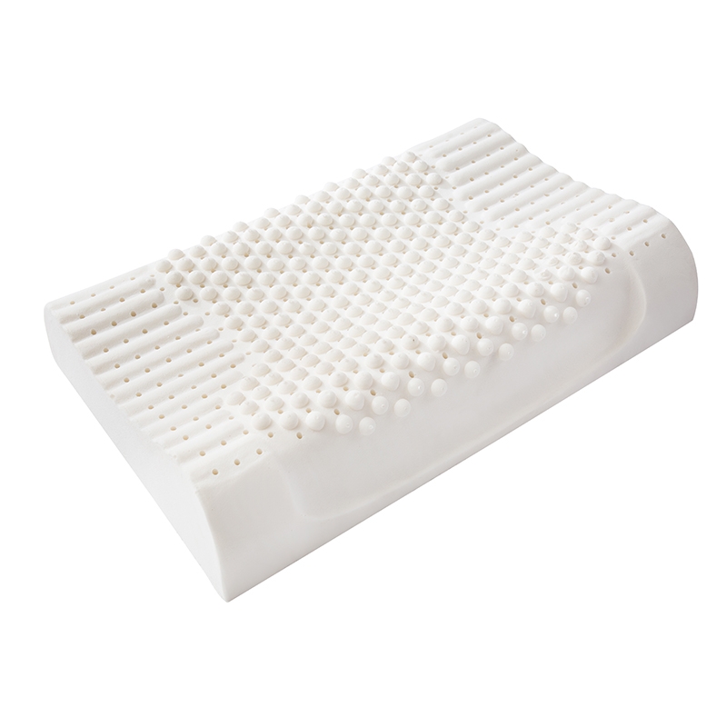 珀金家纺 泰国乳胶凸点枕头天然枕芯记忆保健枕成人护颈椎枕头