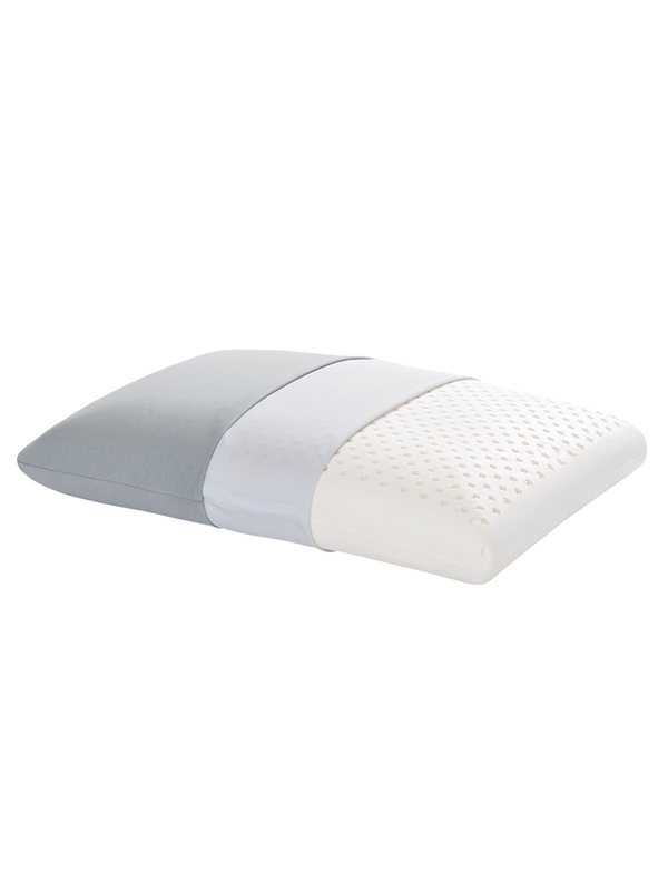 睡眠博士(AiSleep) 臻梦压缩系列 泰国乳胶枕头 橡胶枕芯 成人枕按摩护颈枕头乳胶枕 经典安睡款