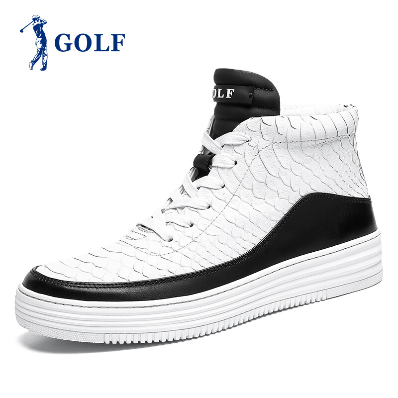 GOLF/高尔夫新品男靴头层牛皮耐磨时尚靴