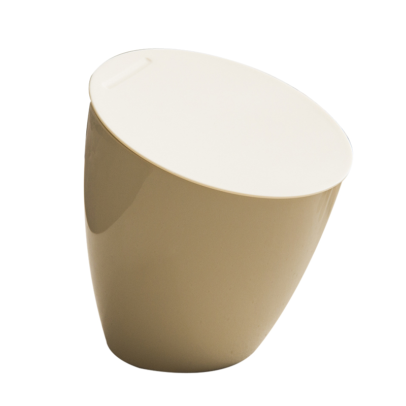 欧润哲(ORANGE) 迷你桌上垃圾桶PP塑料清洁筒办公桌家用创意小型杂物收纳箱102905