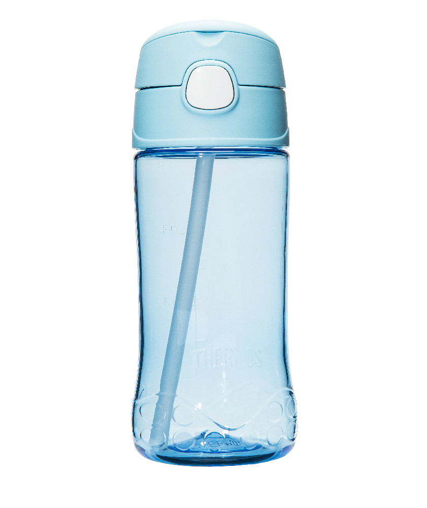 膳魔师吸管杯F4011T 450ml 蓝色BL 时尚饮水 可放入包包中 进口材质 安全健康卫