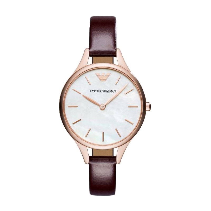 阿玛尼手表皮质表带经典时尚休闲石英女士时尚腕表