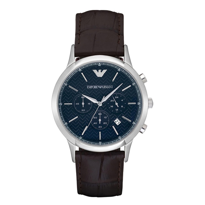阿玛尼手表时尚多功能计时日历显示皮带石英男士手表AR2494