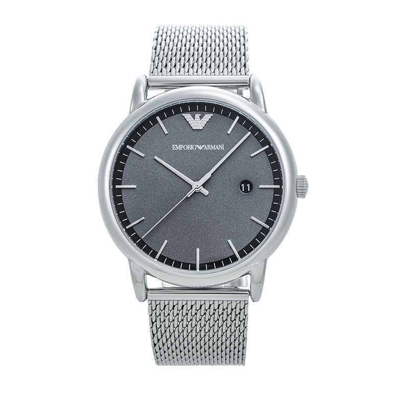 阿玛尼手表 钢制表带经典时尚休闲石英男士腕表