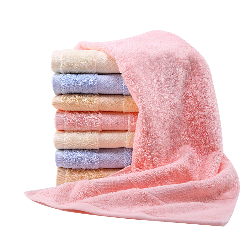 洁丽雅毛巾纯棉8条装 套装洗脸吸水成人情侣家用柔软毛巾