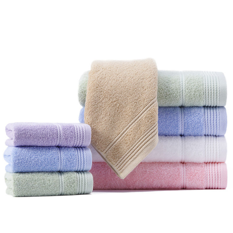 洁丽雅浴巾纯棉成人 柔软 吸水家用男女儿童1条浴巾+2条毛巾
