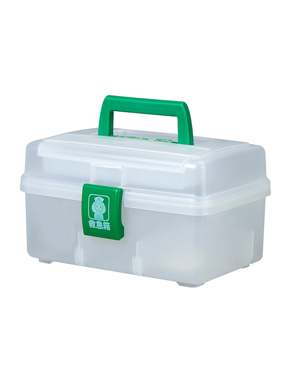 爱丽思家庭医药箱可调节卫生储药箱塑料整理箱