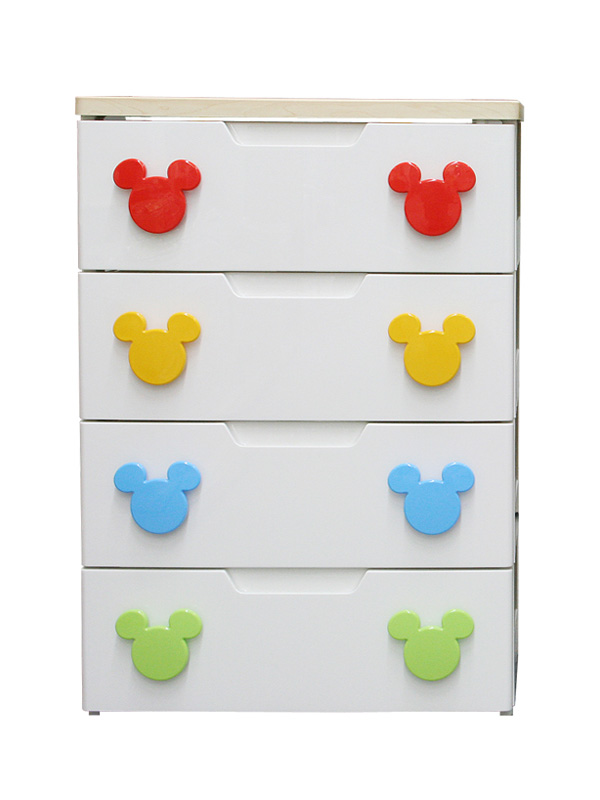 爱丽思迪士尼儿童大号宽型收纳柜抽屉式玩具整理柜子