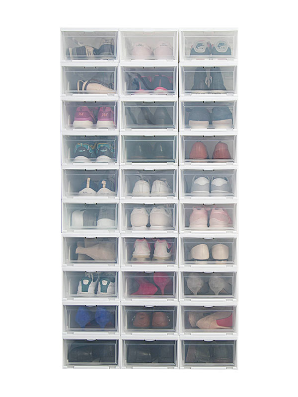 爱丽思前开式可叠加鞋盒6个装