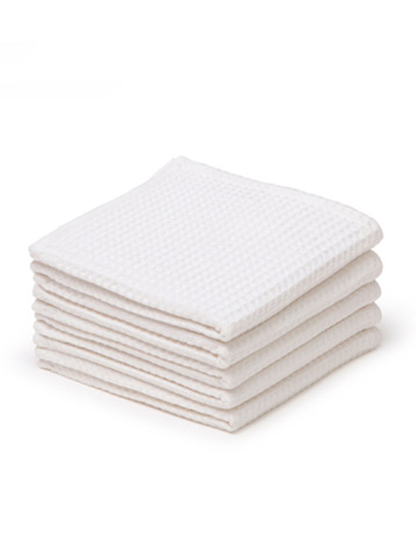 无印良品 纯棉餐巾 耐用耐摩吸水吸油 华夫格抹布 多用巾
