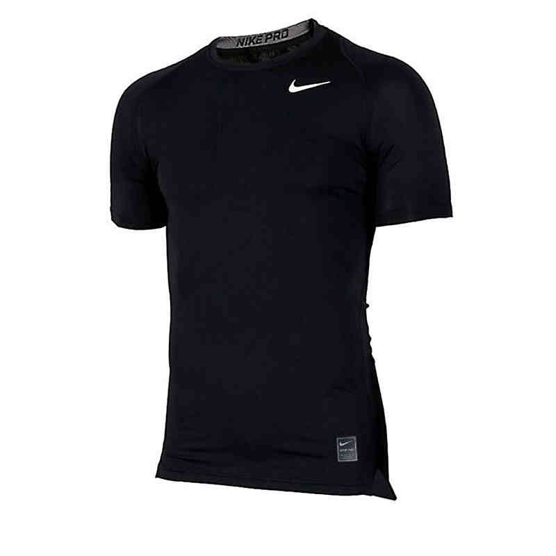Nike耐克男跑步训练服透气紧身衣运动短袖T恤838092-010