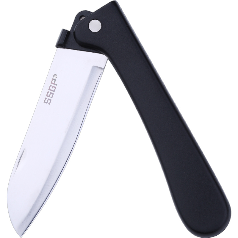 SSGP 不锈钢折叠水果刀便携式小刀迷你随身家用瓜果刀锋利削皮刀