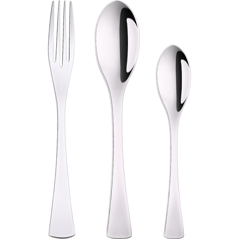 SSGP 欧式304不锈钢牛排刀叉套装西餐餐具全套家用刀叉勺两三件套