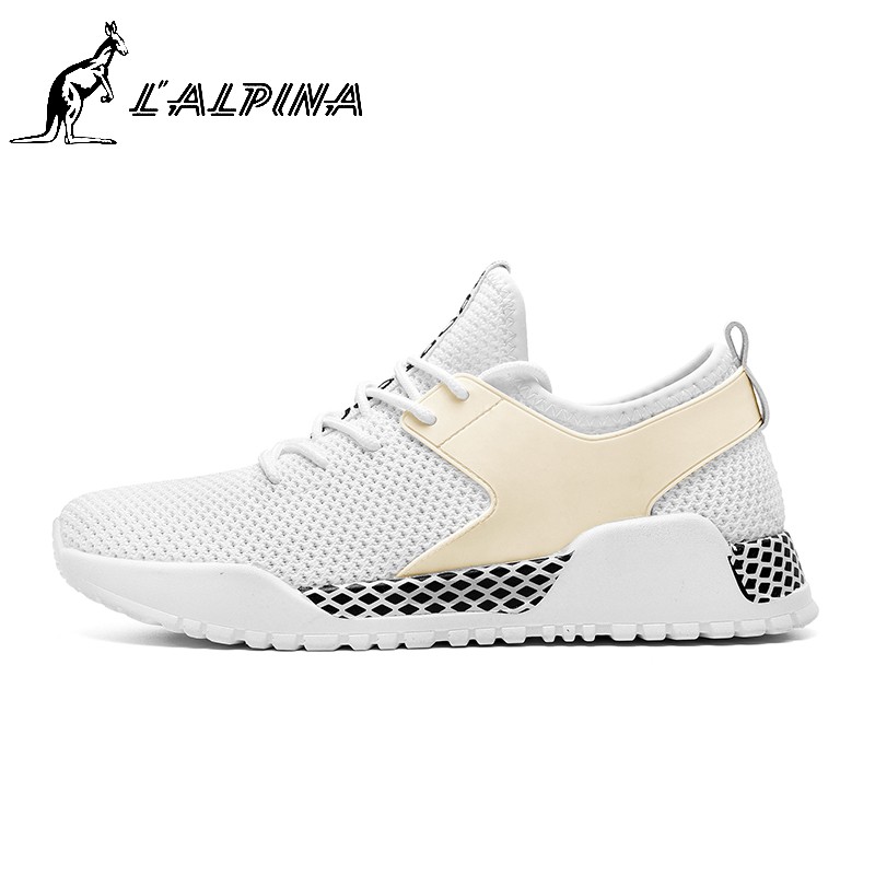 阿尔皮纳(L'ALPINA)意大利袋鼠男鞋时尚运动跑鞋青年学生男潮鞋 2018新款韩版男士时尚运动休闲鞋
