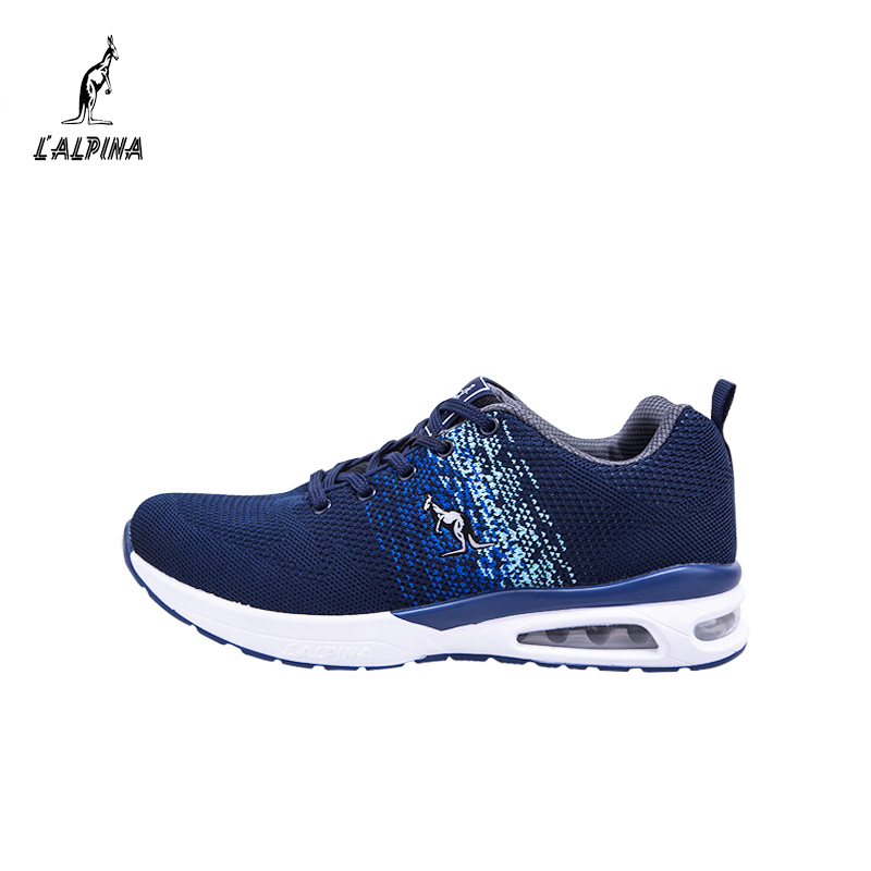 阿尔皮纳(L'ALPINA)意大利袋鼠男鞋情侣潮鞋2018新款男士气垫波鞋韩版青年学生跑步运动休闲鞋