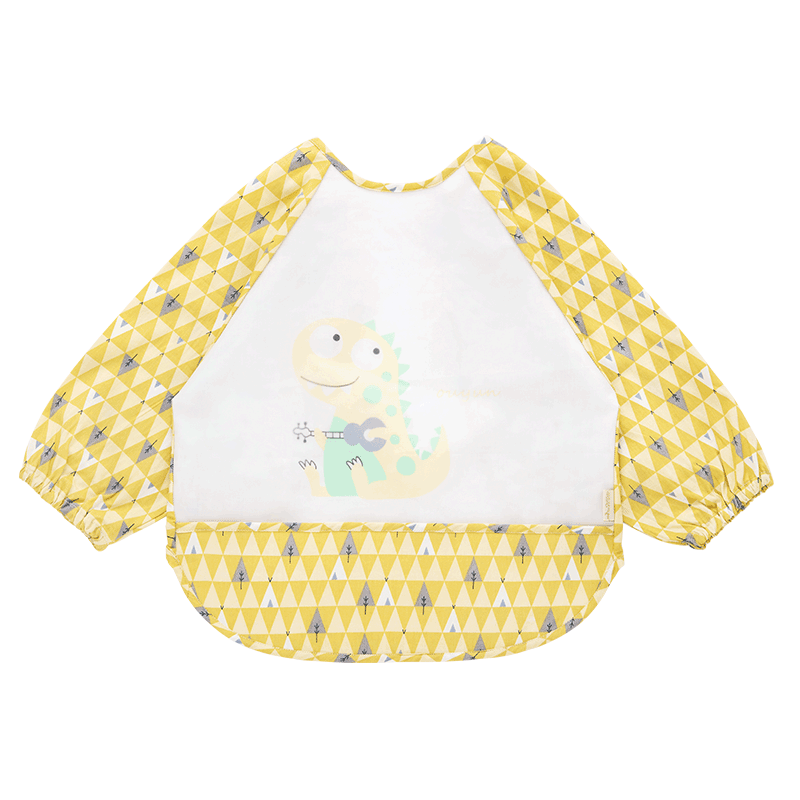 欧孕(OUYUN)宝宝罩衣儿童反穿衣防水防脏吃饭衣婴儿围兜围裙