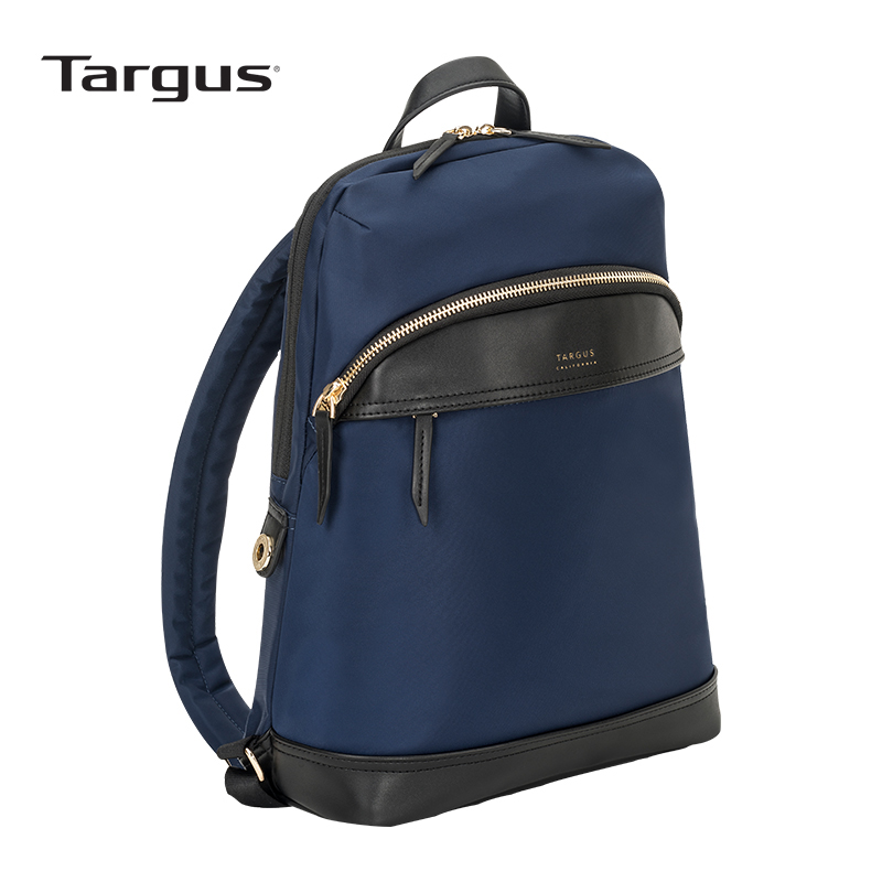 Targus/泰格斯12英寸笔记本电脑双肩包IPAD时尚撞色旅行包OL女TSB946蓝色