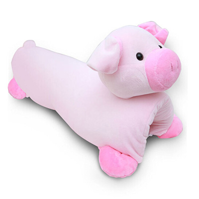 伊可莱ECOLIFELATEX乳胶枕头泰国颈椎枕芯记忆枕 玩具枕 卡通枕 抱枕 小猪