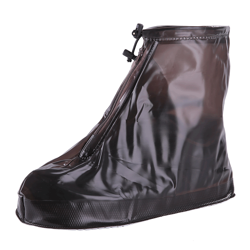FASOLA防雨鞋套防水防滑鞋套男女雨天户外旅游防雪靴套耐磨加厚底 咖啡（男款）XXL号