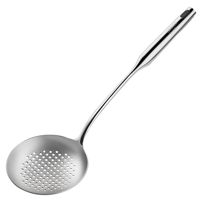 炊大皇(COOKER KING)勺子 WG44013 不锈钢漏勺一体成型挂钩不烫手厨房餐具