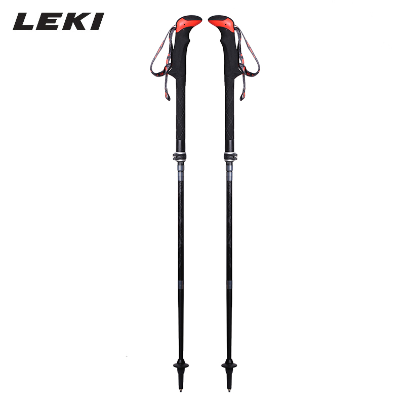 【德国LEKI】可折叠碳纤维跑步折叠杖手杖骑士Z杖KZ6362062017