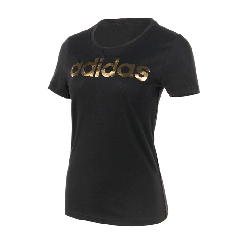 阿迪达斯（adidas）女装女子运动休闲透气短袖T恤CV4566