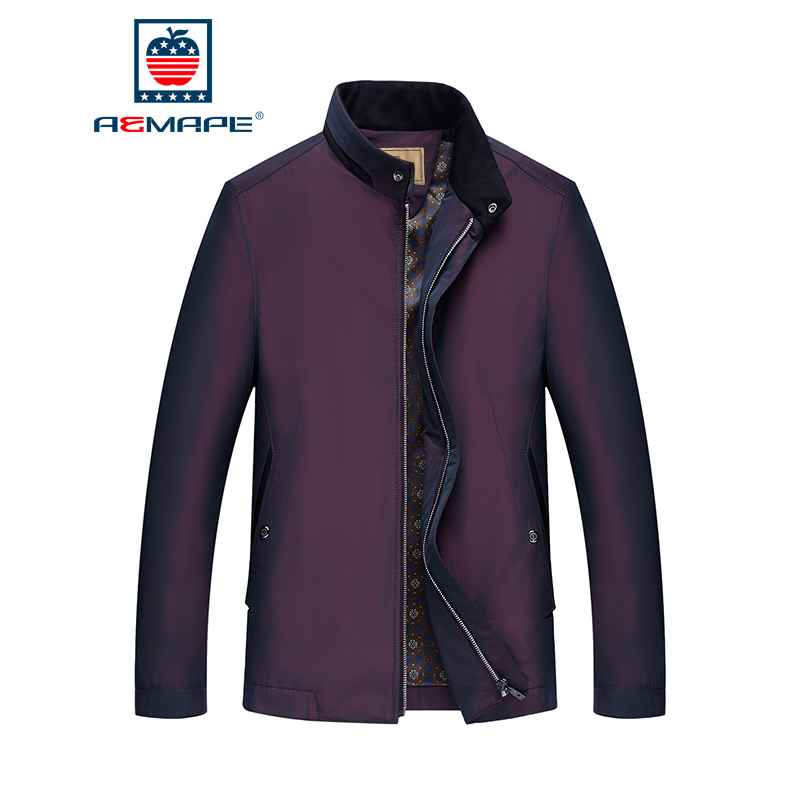 AEMAPE美国苹果夹克男士春季流行舒适立领新款外套