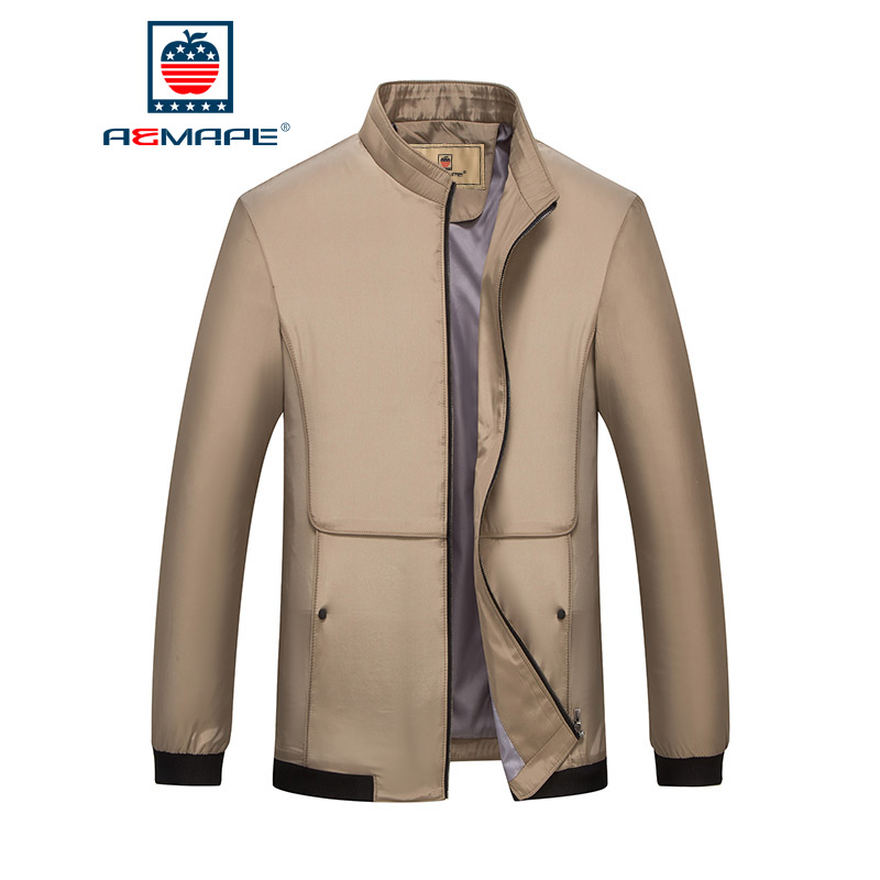AEMAPE美国苹果夹克男士春季修身舒适立领新款外套