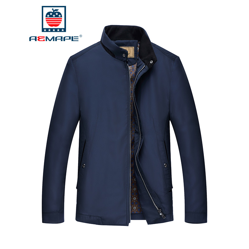 AEMAPE美国苹果夹克男士春季流行潮流立领新款外套