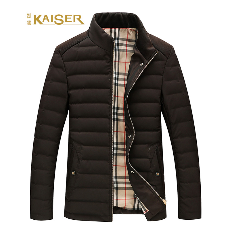 凯撒KAISER羽绒服立领休闲男式外套潮流时尚冬装新款