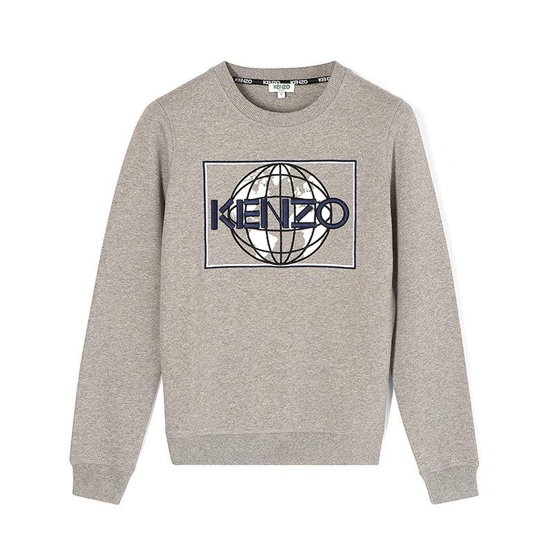 KENZO/高田贤三字母图案女士圆领卫衣 T恤2SW878 952 95