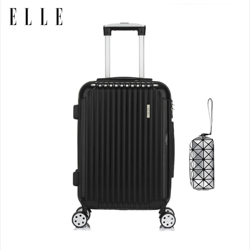ELLE（她）飞机轮商务休闲20寸时尚旅行箱+时尚手拿包