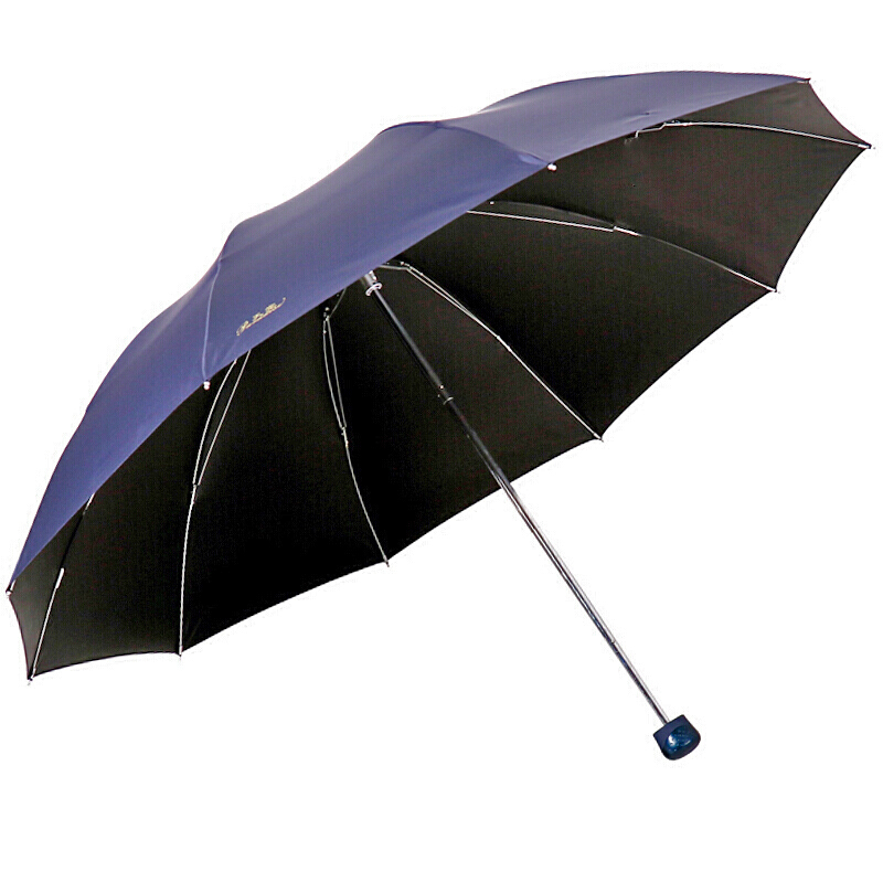 天堂伞 加大加固碰击布黑胶防紫外线商务晴雨伞太阳伞 318